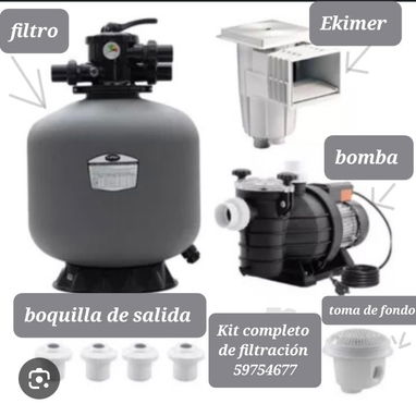 🌊 ¡EQUIPA TU PISCINA CON LO MEJOR! 🌊 Todo NUEVO EN CAJA y de entrega inmediata. 📦 ¿Construyendo o renovando? - Img 122165082