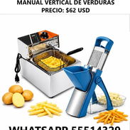 FREIDORA DE ACEITE 6L + CORTADOR MANUAL VERTICAL DE VERDURAS, ENTREGA DE FACTURA, VARIEDAD DE OFERTAS ESPECIALES, ETC - Img 56066585