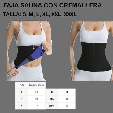 Fajas saunas con y sin cremallera - 2/2