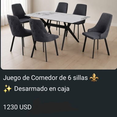 Juegos de comedor y mesas de comedor - 6/8