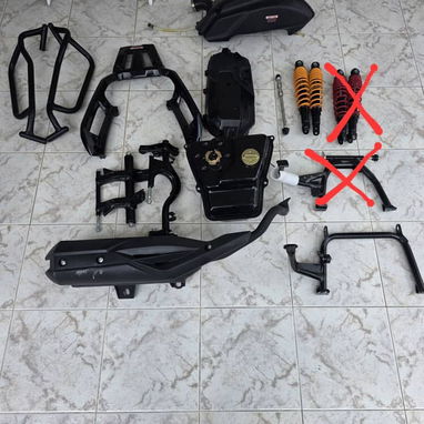 Piezas de motos Ava flamingo, tank y halco - Img 124280235