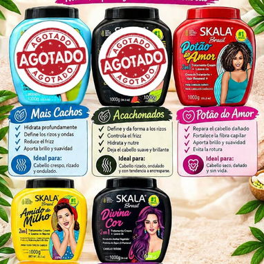 Productos para el cuidado de su cabello, de su higiene y de su belleza personal  Tratamiento capilares Skala, set de Sha - 7/10