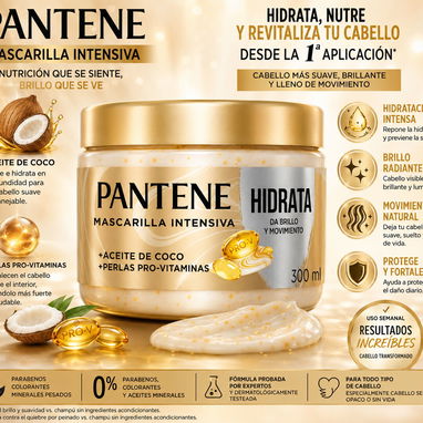 Mascarilla Capilar Pantene(Nutre,Hidrata,Rizos,Repara)precio por unidad - Img 123442597