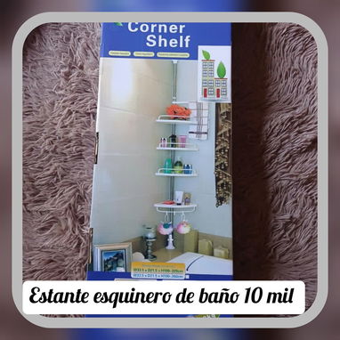 Vendo Estante de Baño – Organizador de pared o piso – Acero y plástico – Ahorra espacio 🧴 - Img 123965065