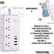 Regleta con sobreprotección de sobretensión - Img 57367197