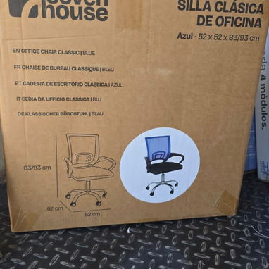 🚧 Silla de escritorio con ruedas Classic Marca 7SevenHouse 🚧 - Img 117805121