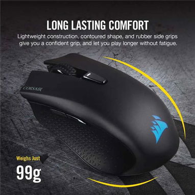 Mouse Corsair Harpoon RGB Wireless Black - 5/7