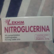 Nitroglicerina 0.5 mg (20 tab)-$800 H.E - Img 57810520
