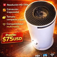 🎥✨ PROYECTOR HY300 COMPACTO Y POTENTE ✨🎥 Disfruta de tus películas, series y videos en pantalla grande desde casa con - Img 54575744