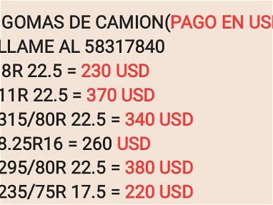 GOMAS DE CAMION IMPORTADAS DEL 2023 - Img main-image-45576609