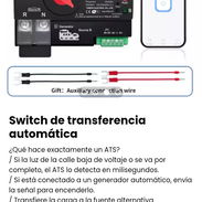 Switch de transferencia automática.Evita picos, cortos o doble alimentación, que podrían dañar aparatos. Nuevo - Img 52653890
