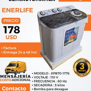 LAVADORA SEMIAUTOMÁTICA ENERLIFE DE 7 KG. - Img 54957644