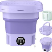 *MINI LAVADORA PORTATIL PLEGABLE* CAPACIDAD 10 LITROS PRECIO: 35 USD - Img 54832558