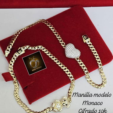 Manillas,exclavas van cleff,todo oro 10k cifrado - Img 120635614