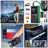 🚗 Inflador Portátil 5000mAh (150 PSI) - ¡Oferta Especial! +Luz LED - 39 USD ¡Mejores precios y calidad conmigo! - Img 56569105