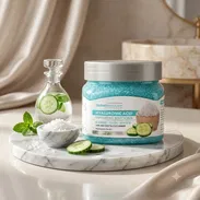 Exfoliante Corporal de Ácido Hialurónico, Sal Marina y Pepino – Global Beauty Care - Img 57379781