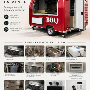 Vendo Kiosko FoodTruck equipado totalmente. - 2/2