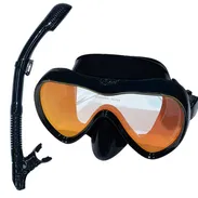 Set de buceo con máscara con cristal polarizado y snorkel. - Img 54548714