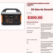 Estación de energía 500W para usuarios que buscan autonomía y potencia VPT#-0126 - Img 55435324