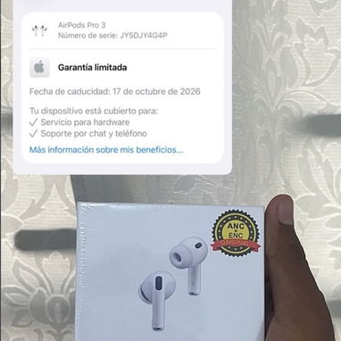 Audifonos AirPods Pro 3 🍎 Garantia de Apple hasta 5 de marzo de 2027 🔥 - 3/10
