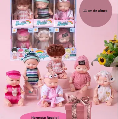 Mini muñecas bebés (pijamas de animales) (Juguetes) - Img 80054052