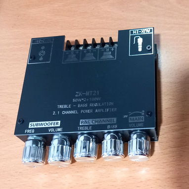 AMPLIFICADOR HIFI 2.1 (STEREO + SUBWOOFER) NUEVO - Img 105026726