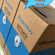 230 pesos el Metro de Cat6,  las puntas Rj45 a 150 cup y protectores 150 cup - Img 54212699