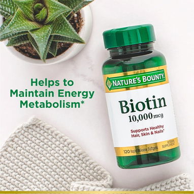 BIOTINA NATURES BOUNTY 10,000mcg - Img 123057539