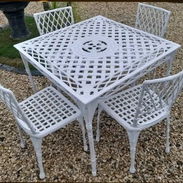 Mesa cuadrada de 4 sillas para terraza - Img 51836919