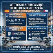 Venta de motores de segunda mano importados de España contáctenos al 53492054 estamos en el Cerro la Habana - Img main-image-55452221