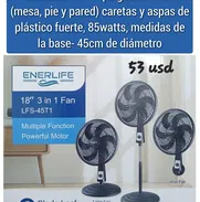 Ventilador recargable y de corriente 3 en 1 - Img 50412298