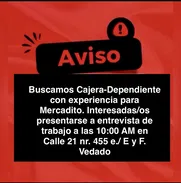 Buscamos Cajera-Dependiente con experiencia para Mercadito - Img 50097988