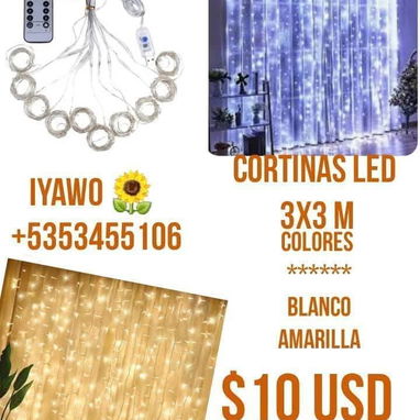 Bellas Cortinas Led 🌈⚡✨ - Img 107806164