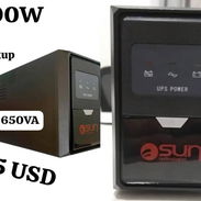Backup Sun 650VA 390W | 4 Tomas de Respaldo | Protección contra Alto y Bajo Voltaje - Img 55150059