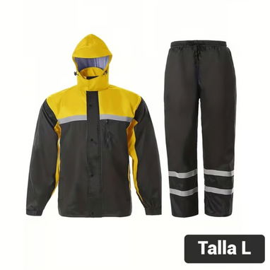 Traje Impermeable de Alta Visibilidad Con Chaqueta Y Pantalón Reflectivo. Ideal para ciclistas y motos 🔶 $69 - 2/7