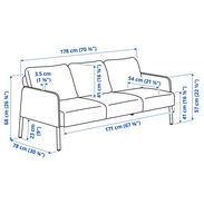 VENDO SOFA DE IKEA CON OTTOMAN NUEVO EN SU CAJA | SECTIONAL | SOFA EN L | APOYA PIES | JUEGO DE SALA | OTOMAN - Img 50702572