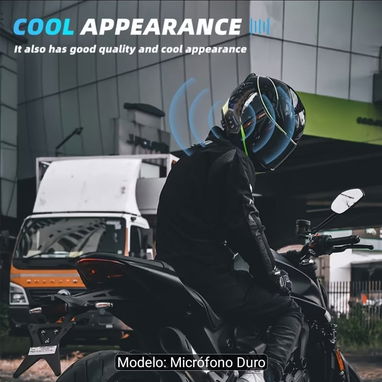 A🛍️ Audífono con micrófono para casco integral  . - 4/4