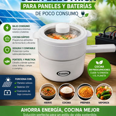Ollas de poco consumo para paneles, ecoflow, baterías con inversor - 4/4
