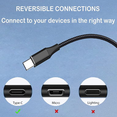 π₯ ππππππππ ππππ CARGA RAPIDA+2 CABLES REFORZADOS DE 1M PRECIO π0πππ/πππ - Img 111072635