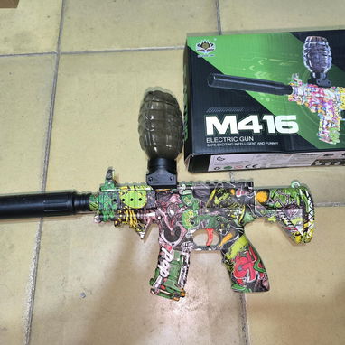 Ametralladora M416 y Mp7 super lindas de bolita hidrogel dispara duroo - 10/10