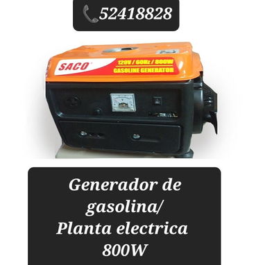 PLANTA ELÉCTRICA /GENERADOR A GASOLINA 800W / NUEVO EN CAJA/ MARCA SACO 53719344 - Img 75638893