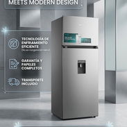 Refrigerador Hisense de 7.3 pies cúbicos con dispensador de agua NO ES CONGELACION SECA, Precio $410 USD Transporte - Img 57680750