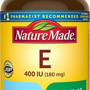 Vitamina E 180 mg (400 UI) dl-alfa, suplemento dietético para antioxidantes y soporte para la piel, 180 cápsulas blandas - Img 54748036
