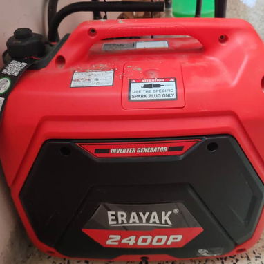 Planta de energía ERAKAY EYG2400P, pequeña, inverter, gasolina regular, súper silenciosa,tecnología de onda sinusoidal - 2/3
