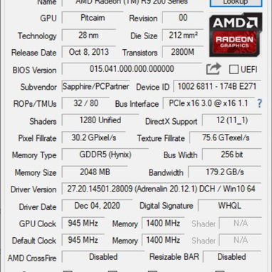 Tarjeta de video sapphire r9 270 de 2gb - Img 117051156