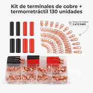Kit de terminales de cobre + termorretractil 130 unidades - Img 56945114