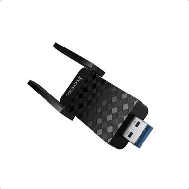 (X) Hoco HI34 – Adaptador de red inalámbrico USB con doble antena externa  $5.24 - 4/5