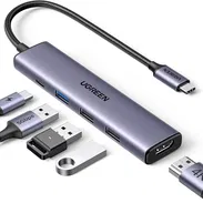 HUB UGREEN USB-C 5 EN 1 HDMI 4K PD 100W USB 3.0 PARA MACBOOK ENVÍO DISPONIBLE + GARANTÍA - Img 57137719