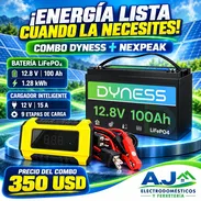 Kit 🔋 BATERÍA DYNESS LiFePO₄ , 12,8 V, 100 A ✅ Energía almacenada: 1,28 kWh + Cargador Inteligente 12V 15A - Img 58461326