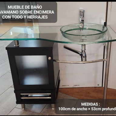 Mueble de baño con lavamano y todos sus accesorios comunícate con Pedro - Img 108574723